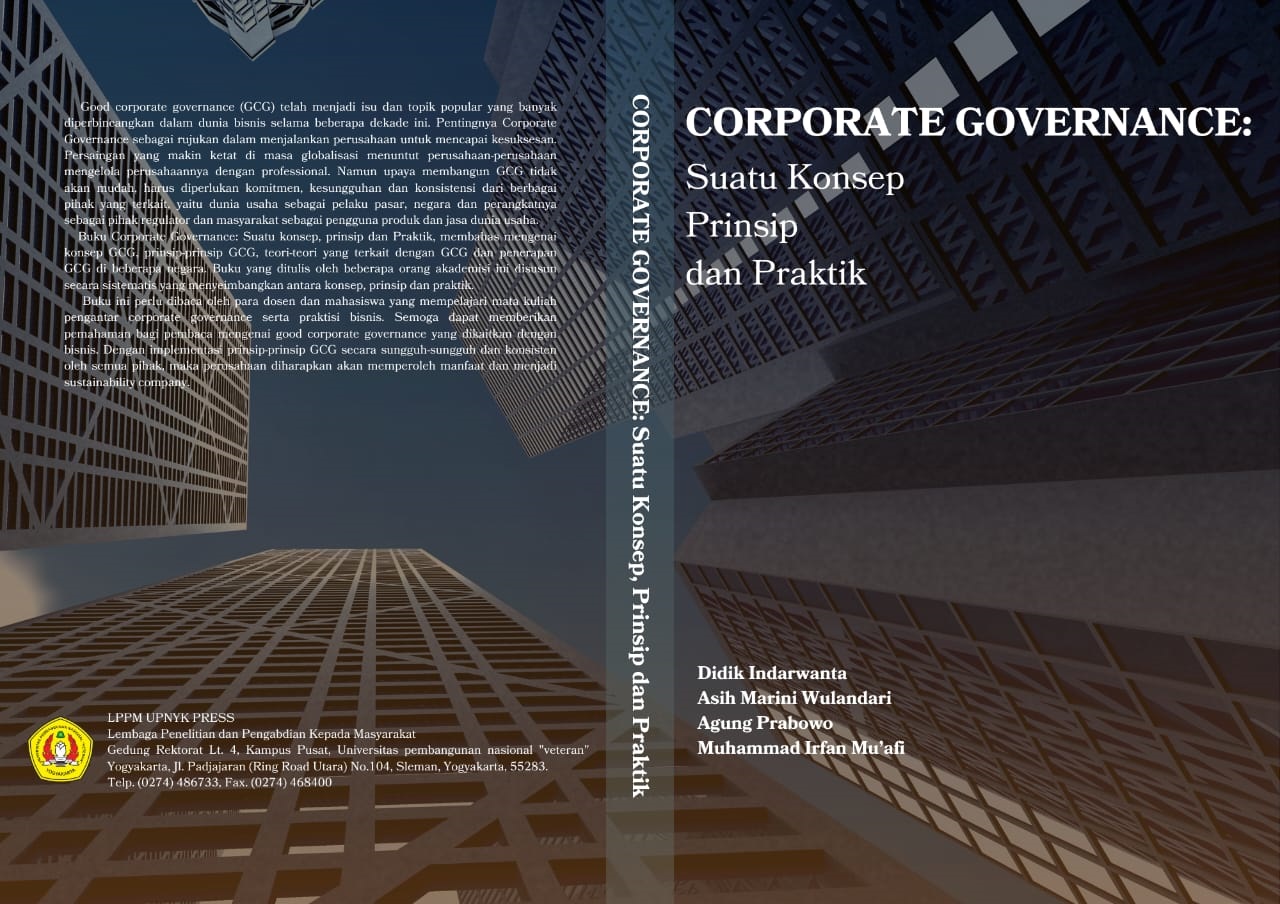 Cover Buku CORPORATE GOVERNANCE: Suatu Konsep, Prinsip dan Praktik
